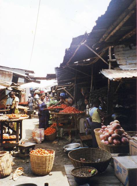 cotonou dantokpa - Copie Dantokpa : étals alimentaires