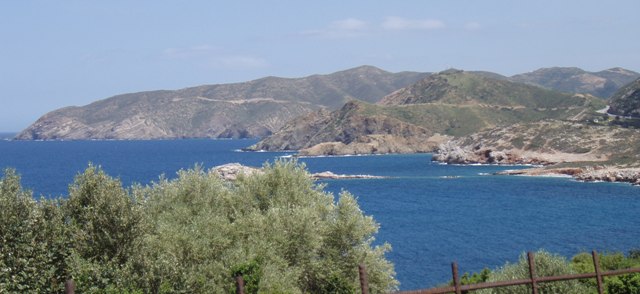 P4230049 - Copie la côte entre Heraklion et Rethymnon vue de la route
