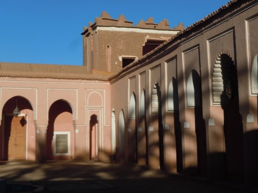 Riad : cour d'honneur nos chambres s'ouvrent là