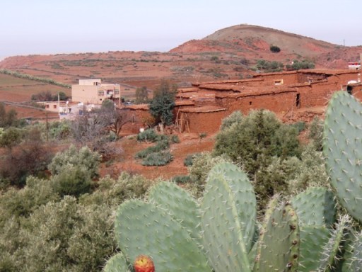premiers villages sur al route du Tichka