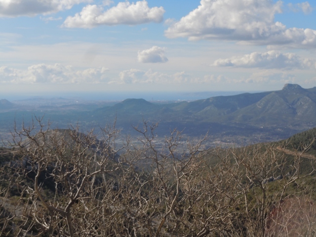 Du col de l'Espigoulier: la vue sur Marseille