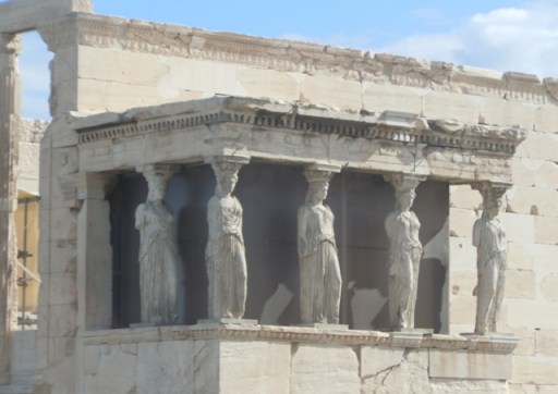 caryatides de l'Erechteion