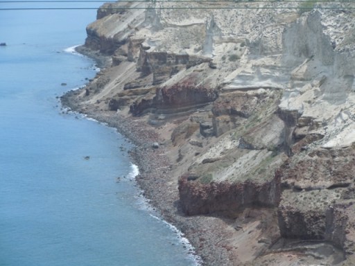 la côte vue de la route du phare