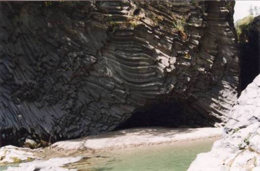 Les orgues basaltiques d'Alcantara
