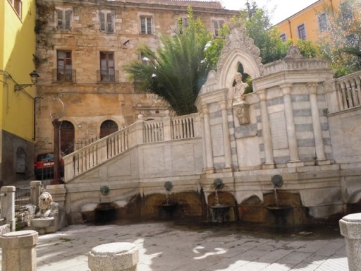 Ozieri : fontaine Grixoni