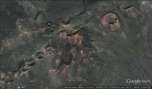 Vu du ciel l'alignement est parfait