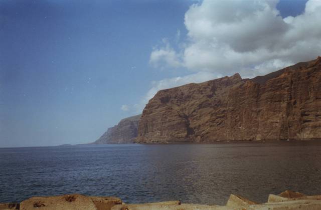 Los Gigantes : falaise