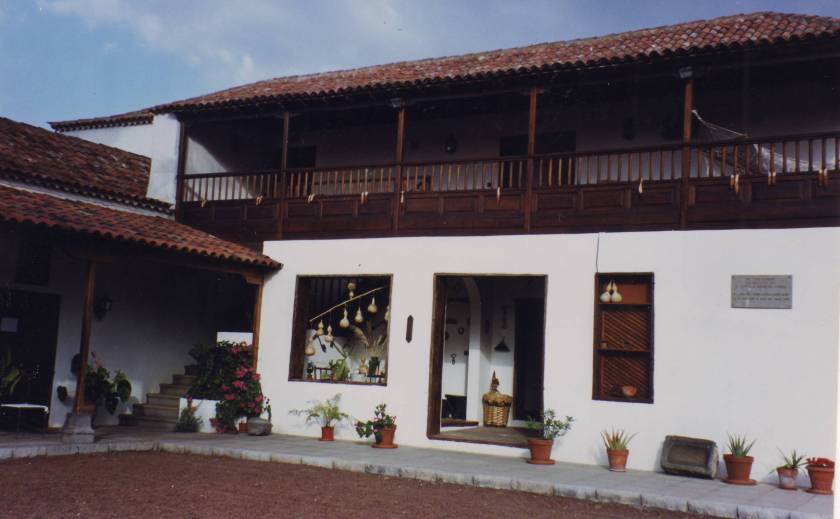 le patio de la Finca Saroga