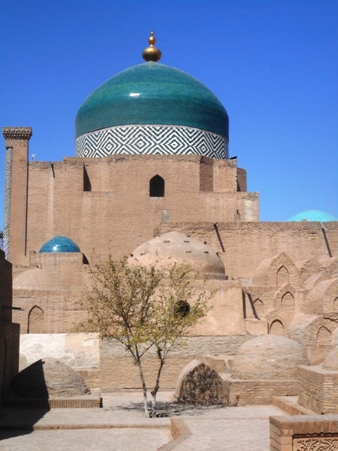 la coupole verte du mausolée