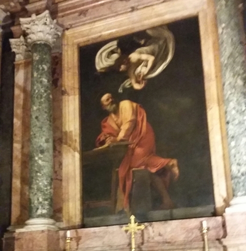 Saint Mathieu à San Luigi dei Francesi