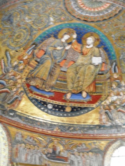 Mosaïques dorées de l'absides