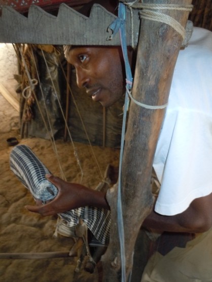 le tisserand et son tissage