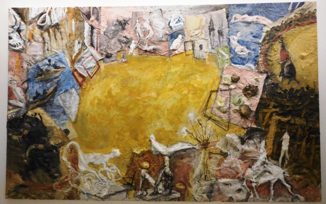 Atelier avec 6 taureaux