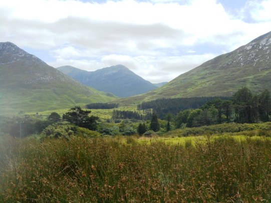 Vue du salon de thé sur Mount Diamond