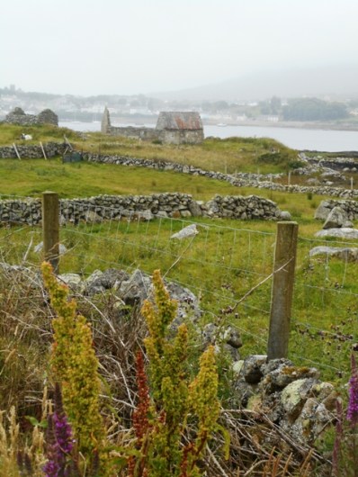 Roundstone vu d'Inishnee