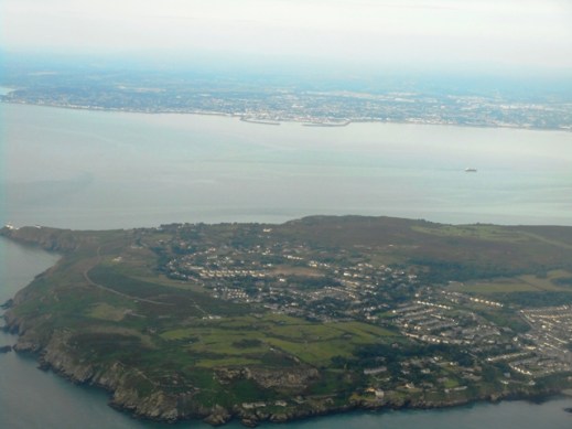 howth vu d'avion