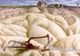 Mother Earth d'Alexandre Hogue rappelle l'érosion suite au Dust Bowl