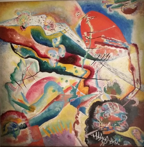 Kandinsky : bild mit rotem Fleck