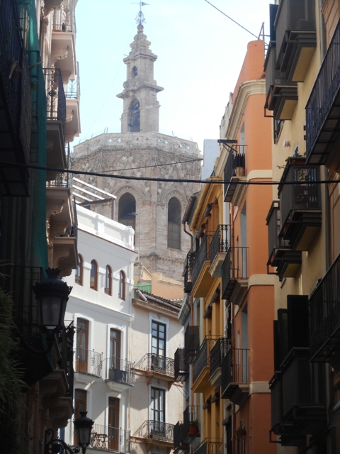 Rues étroites de Valence 