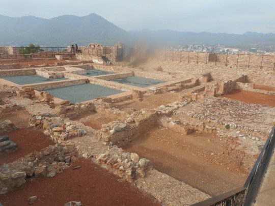les ruines de l'Alcazaba