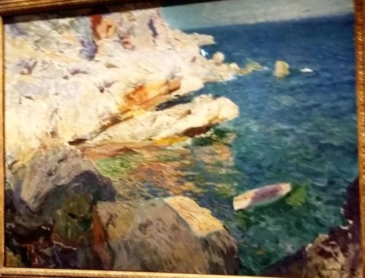 Bateau blanc à Javea